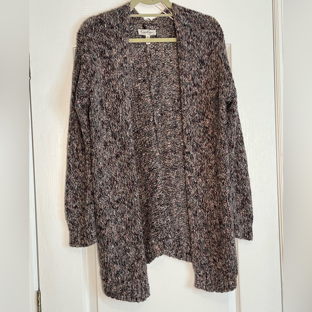 Jessica Simpson Women's Multicolored Open Front Cardigan